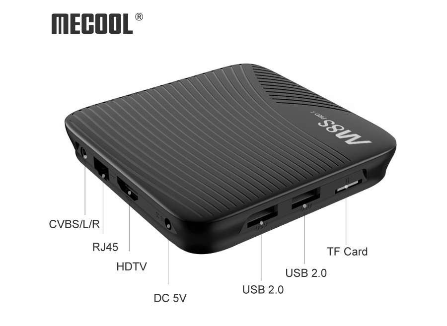 Android Smart TV Box M8S Pro l 3/16GB + klawiatura M8SPROI8