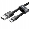 Baseus kabel USB typu C 1m do Samsung mocny CATKLF-BG1