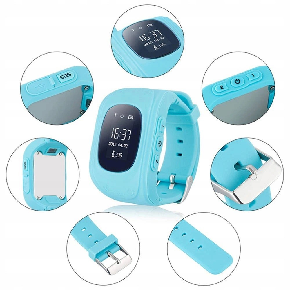 Smartwatch Q50 lokalizator GPS LBS dla dzieci SWQ50