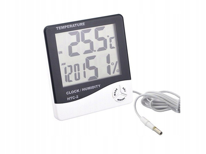 Termometr cyfrowy LCD z termometrem