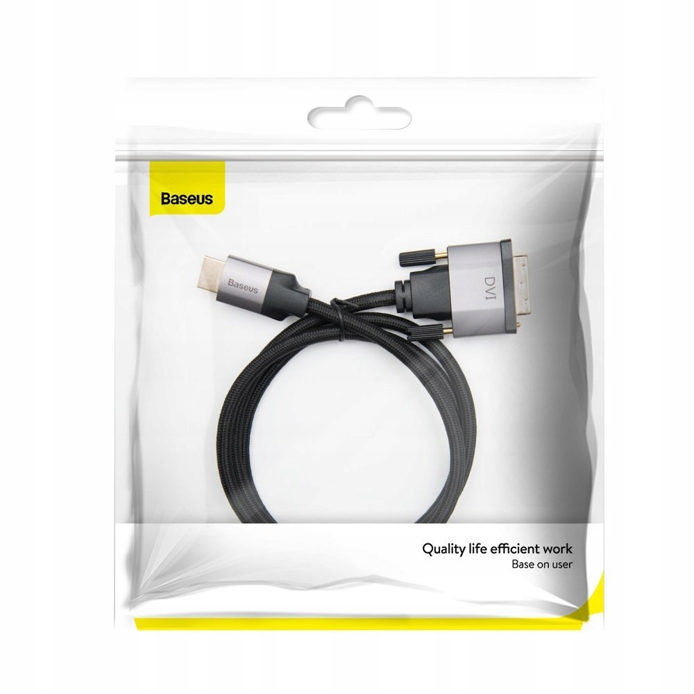Baseus kabel Enjoyment dwukierunkowy HDMI-DVI 2m CAKSX-G0