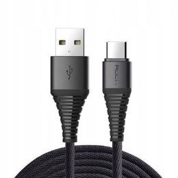 Oryginalny Rock kabel 1m USB USB C wzmacniany RCB0721