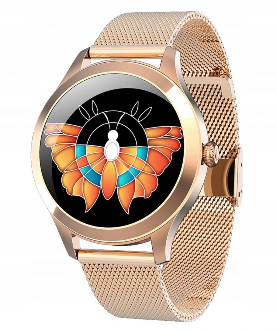 Smartwatch Kw10 Pro tarcza z motylem