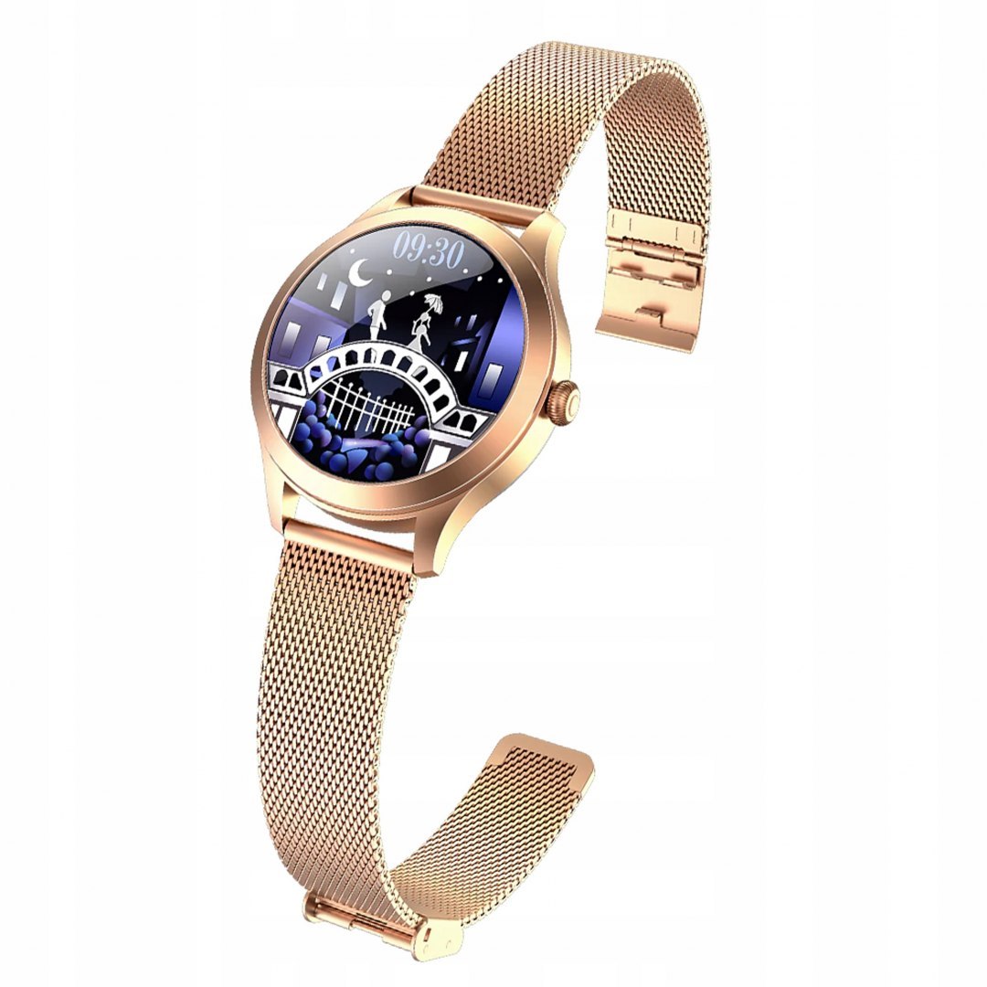Smartwatch Kw10 Pro - złota bransoleta