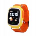 smartwatch q90 w kolorze pomarańczowym