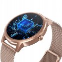 Smartwatch DT56 metalowa bransoleta