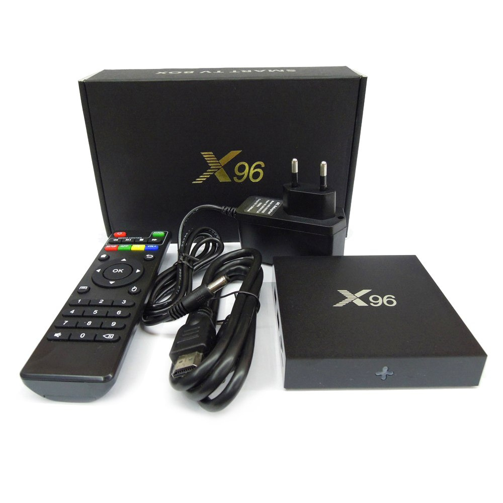 X96 Android 6 TV Box 2/16GB przedłużacz+klawiatura TVBOXX96