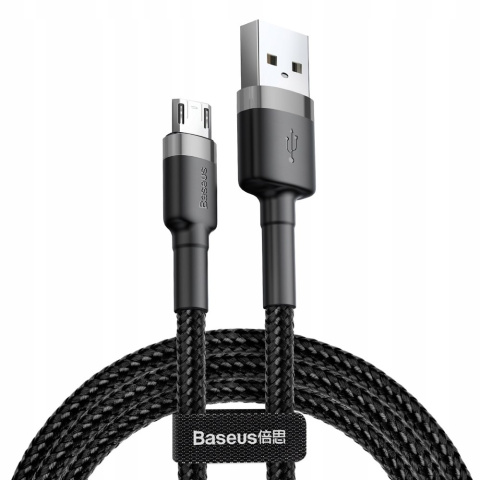 Baseus kabel przewód Cafule micro USB 1m QC 3.0 CAMKLF-BG1