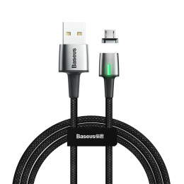 Baseus zinc magnetyczny kabel micro USB 2m 1.5A CAMXC-B01