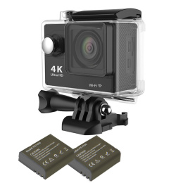 Kamera sportowa h9 2" 4K WiFi 2xbat akcesoria CAMH9