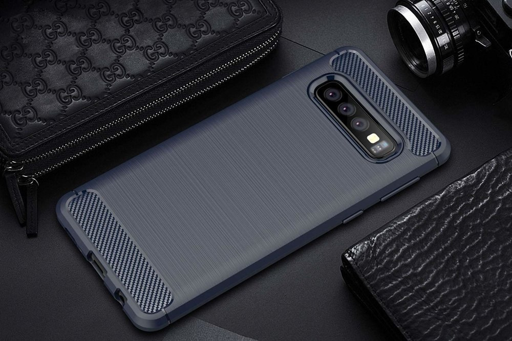 Carbon Case elastyczne etui Samsung Galaxy S10+