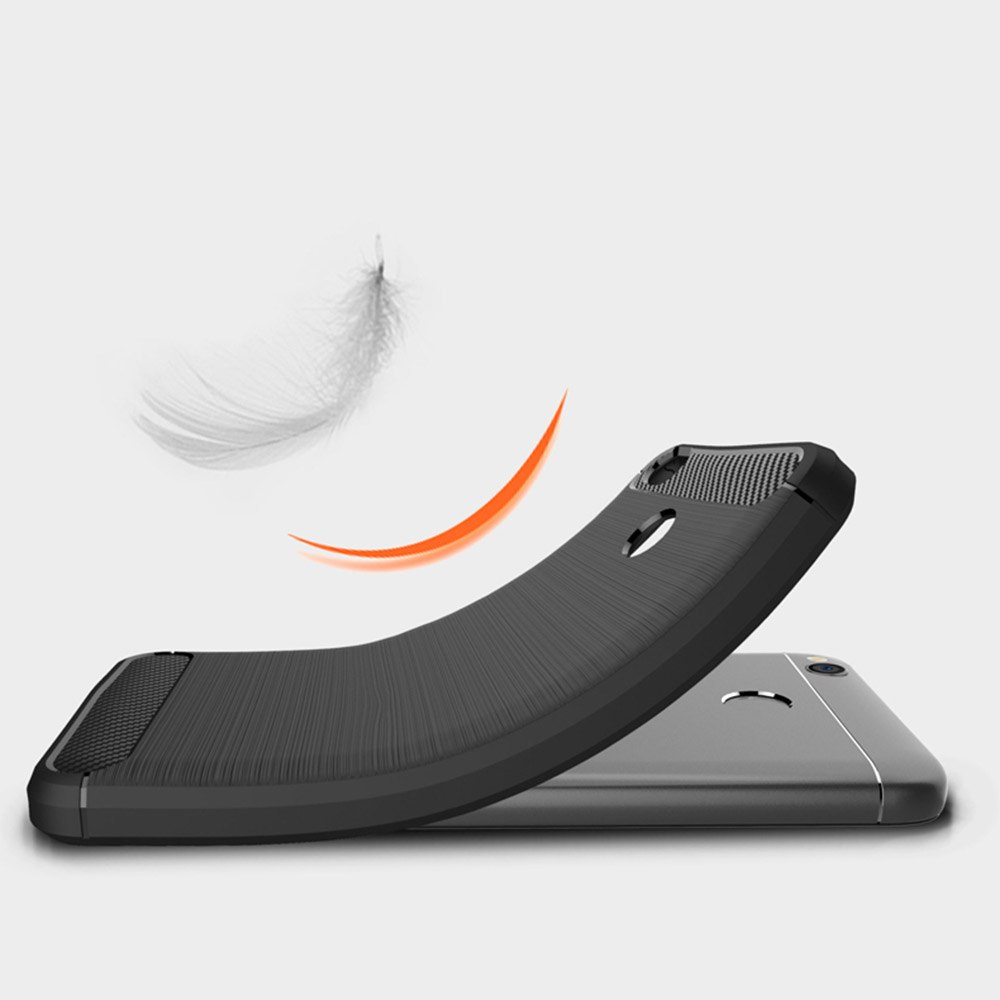Carbon Case elastyczne etui Xiaomi Redmi 4X czarny