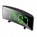 Zegar elektroniczny DC01 z funkcją budzika termometr zielony - DC01-G LED ZIELONY