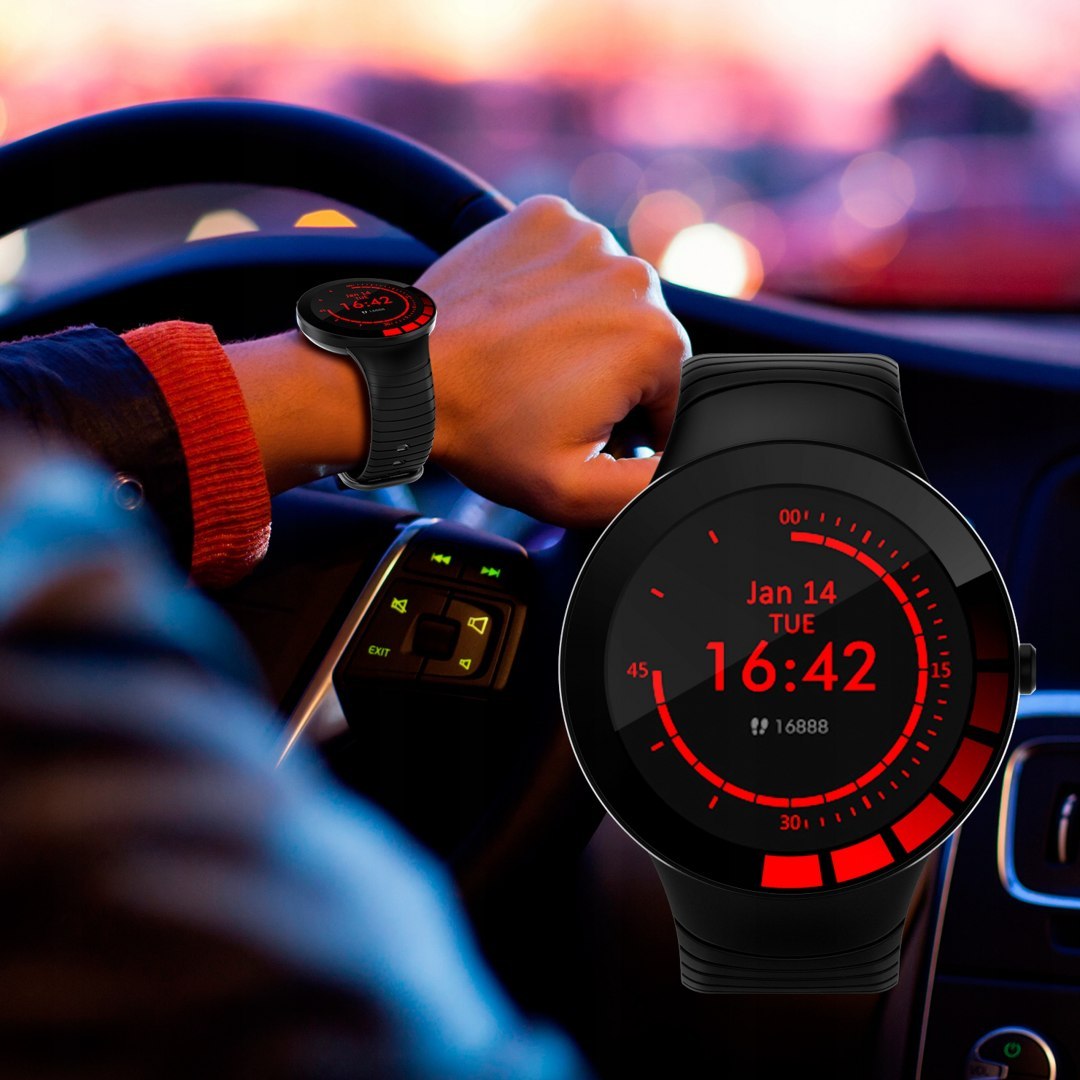 Smartwatch męski E3 czarny