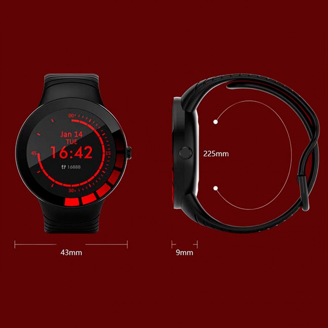 Smartwatch męski E3 czarny