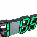 Duży zegar DC03 ścienny stołowy zielony LED elektroniczny cyfrowy data