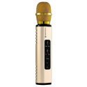Mikrofon Karaoke K6 Bluetooth głośnik bezprzewodowy różowy K6