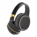Słuchawki bezprzewodowe Bluetooth nauszne czarne - H6-B