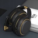 Słuchawki bezprzewodowe Bluetooth nauszne czarne H6-B