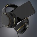 Słuchawki bezprzewodowe Bluetooth nauszne kremowe H6-K