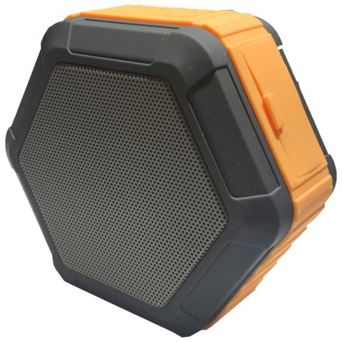 Głośnik Bluetooth wodoodporny M6 microSD radio FM SPEM6 pomarańczowy