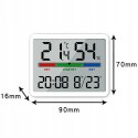 WS01-B - Stacja pogody wewnętrzna higrometr data zegar
