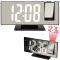 Zegar elektroniczny NOBITECH DC05 biały cyfrowy budzik alarm projektor