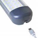 Mocna latarka warsztatowa lampa 40 LED COB USB hak magnes - 11405