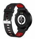 Smartband opaska smartwatch dotykowy pulsometr L8 czerwony SBL8-R