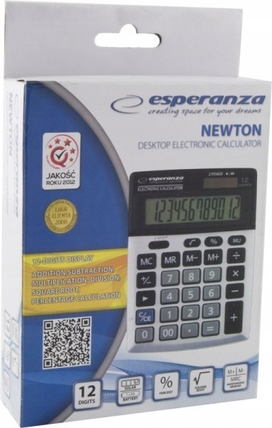 Poręczny kalkulator biurkowy biurowy Newton ECL102