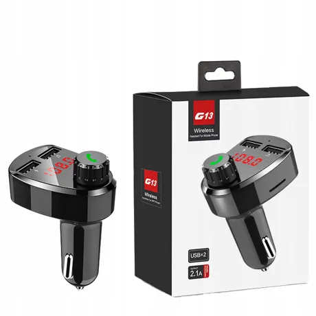 Transmiter Bluetooth ładowarka samochodowa G13