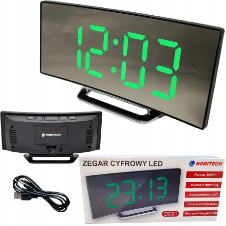 Budzik zegar elektroniczny LED DC01-Z