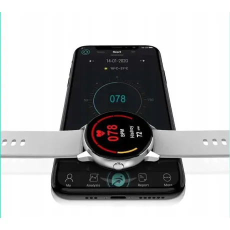 Smartwatch smartband zegarek opaska czarna DT88