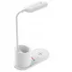 Lampka na biurko biurkowa ładowarka indukcyjna przybornik biała HT-513-B