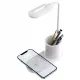 Lampka na biurko biurkowa ładowarka indukcyjna przybornik biała HT-513-B