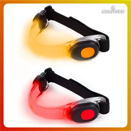 Opaska odblaskowa świecąca led oświetlenie na ramię do biegania 2 sztuki LA01