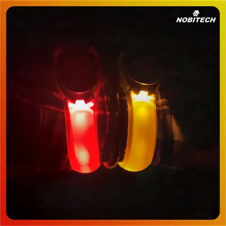 Opaska odblaskowa świecąca led oświetlenie na ramię do biegania 2 sztuki LA01