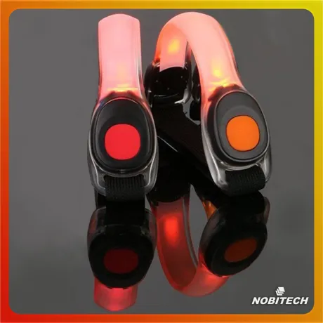 Opaska odblaskowa świecąca led oświetlenie na ramię do biegania 2 sztuki LA01