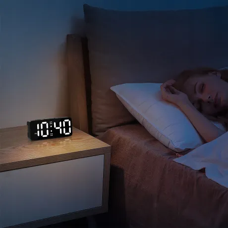 Budzik zegar elektroniczny LED DC08-CZ