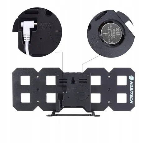 Zegar ścienny duży LED cyfrowy DC03-B