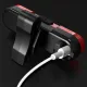 Lampka rowerowa tylna LED USB akumulatorowa 4 tryby + kabel BL03