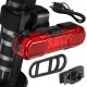 Lampka rowerowa tylna LED USB akumulatorowa 4 tryby + kabel BL03