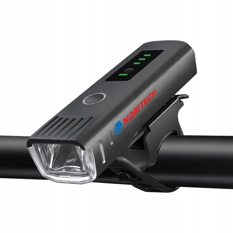 Lampka rowerowa przednia tylna LED USB zestaw BL01+BL03