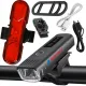 Lampka rowerowa przednia tylna LED USB zestaw BL01+BL03