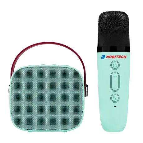 Mikrofon dla dzieci bezprzewodowy z głośnikiem niebieski P2-N