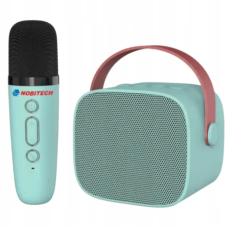 Mikrofon dla dzieci bezprzewodowy z głośnikiem niebieski P2-N