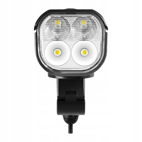 Lampka rowerowa LED USB przednia klakson przód dzwonek z powerbank BL05