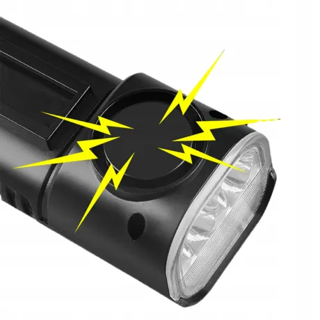 Lampka rowerowa LED USB przednia klakson przód dzwonek z powerbank BL05