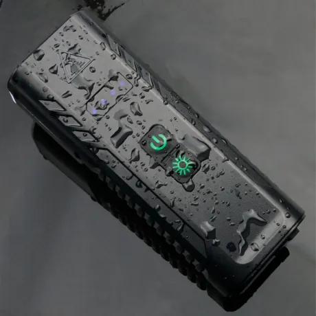 Lampka rowerowa LED USB przednia klakson przód dzwonek z powerbank BL05