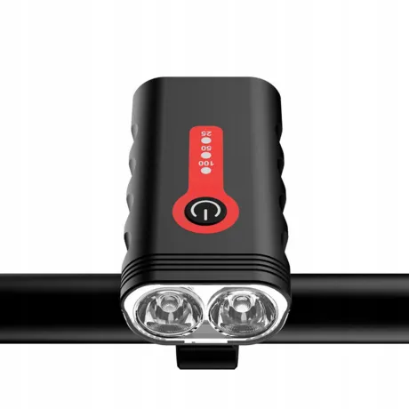 Lampka rowerowa przednia tylna zestaw LED mocna BL06
